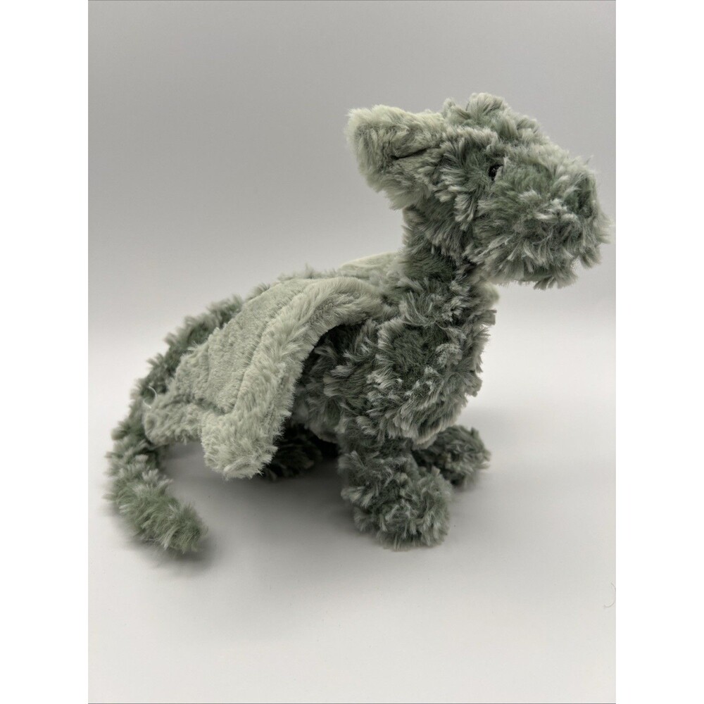 Jellycat Little Drake The Dragon Sage Green Plush Stuffed Animal 7" Tall Retired